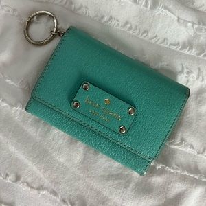 Teal Kate Spade Keychain Wallet ♠️